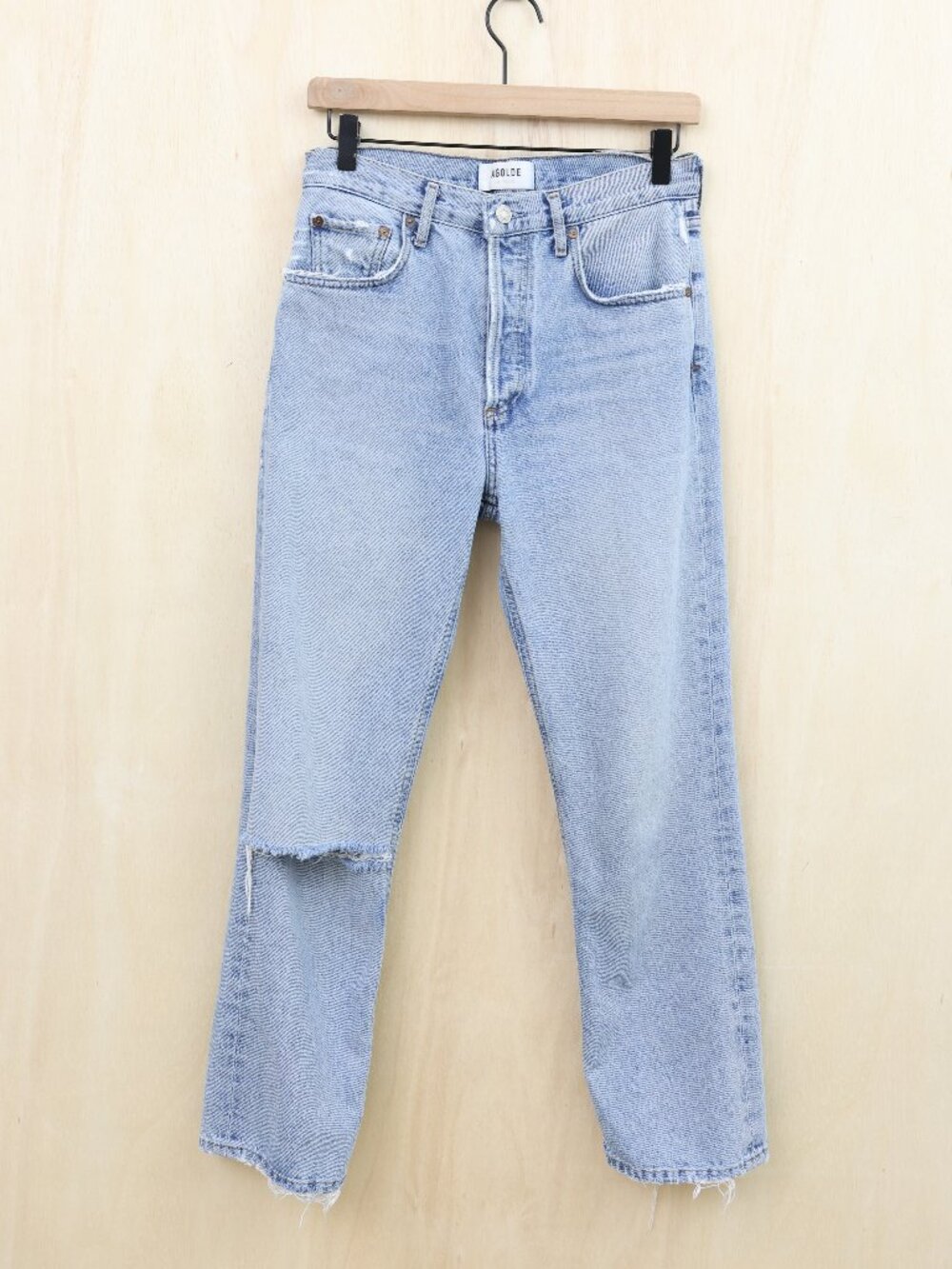 AGOLDE Riley High Rise Straight Crop Jeans Size 25 - Picture 2 of 4